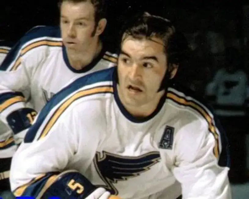 BOB PLAGER St. Louis Blues 1967 CCM Vintage Throwback Away NHL Hockey Jersey 