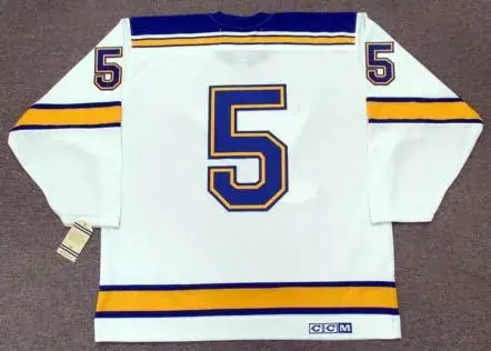 BOB PLAGER St. Louis Blues 1967 CCM Vintage Throwback Away NHL Hockey Jersey 
