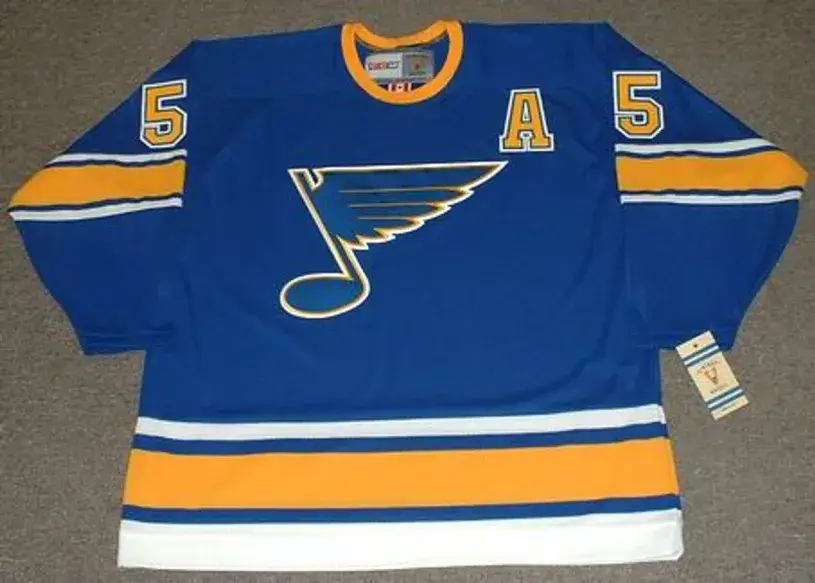 BOB PLAGER St. Louis Blues 1967 CCM Vintage Throwback NHL Hockey Jersey