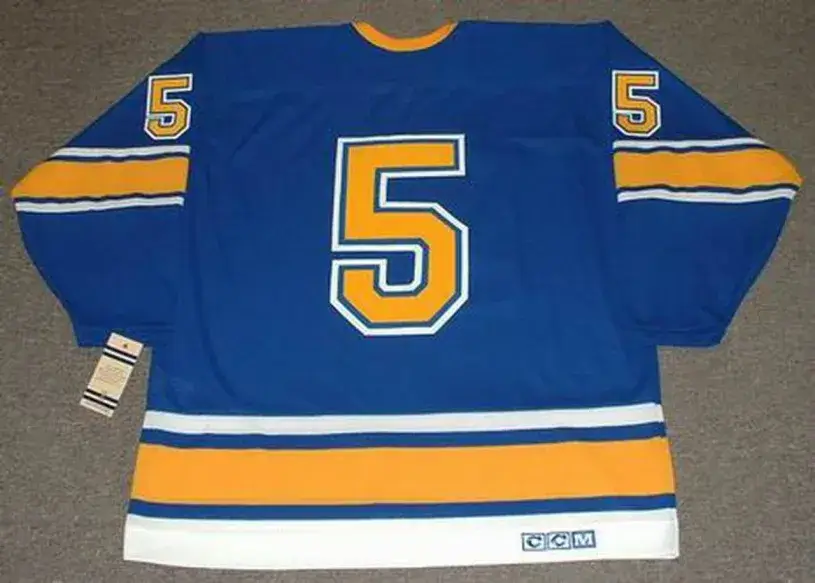 BOB PLAGER St. Louis Blues 1967 CCM Vintage Throwback NHL Hockey Jersey 