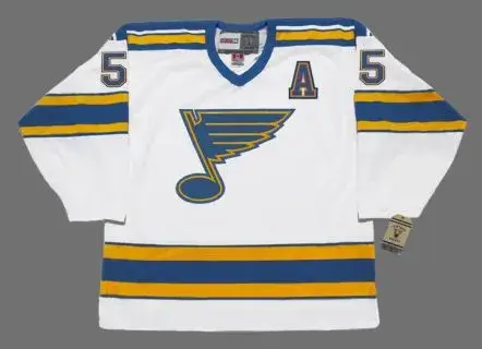 BOB PLAGER St. Louis Blues 1973 CCM Vintage Throwback NHL Hockey Jersey