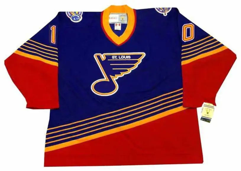 BRAYDEN SCHENN St. Louis Blues 1990’s CCM NHL Vintage Throwback Jersey