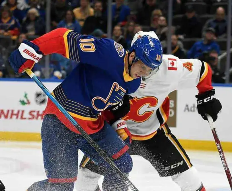 BRAYDEN SCHENN St. Louis Blues 1990’s CCM NHL Vintage Throwback Jersey 