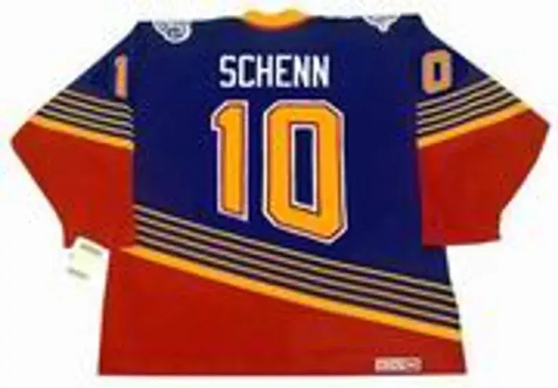 BRAYDEN SCHENN St. Louis Blues 1990’s CCM NHL Vintage Throwback Jersey 