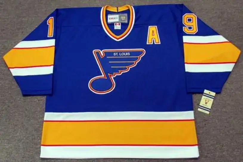 BRENDAN SHANAHAN St. Louis Blues 1991 CCM Vintage Throwback NHL Hockey Jersey
