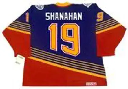BRENDAN SHANAHAN St. Louis Blues 1994 Away CCM NHL Vintage Throwback Jersey 