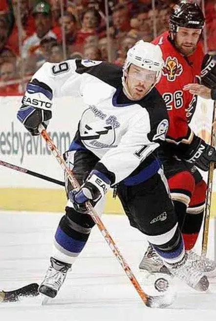 BRAD RICHARDS Tampa Bay Lightning 2004 Away CCM Throwback NHL Hockey Jersey 