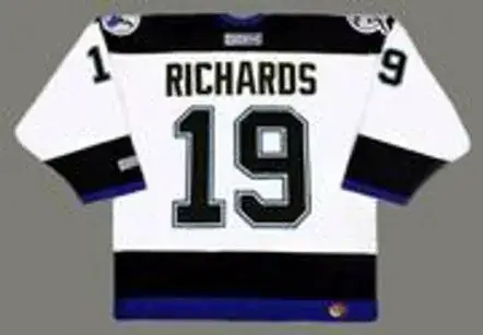 BRAD RICHARDS Tampa Bay Lightning 2004 Away CCM Throwback NHL Hockey Jersey 