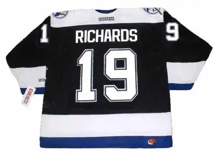 BRAD RICHARDS Tampa Bay Lightning 2004 Home CCM Throwback NHL Hockey Jersey 