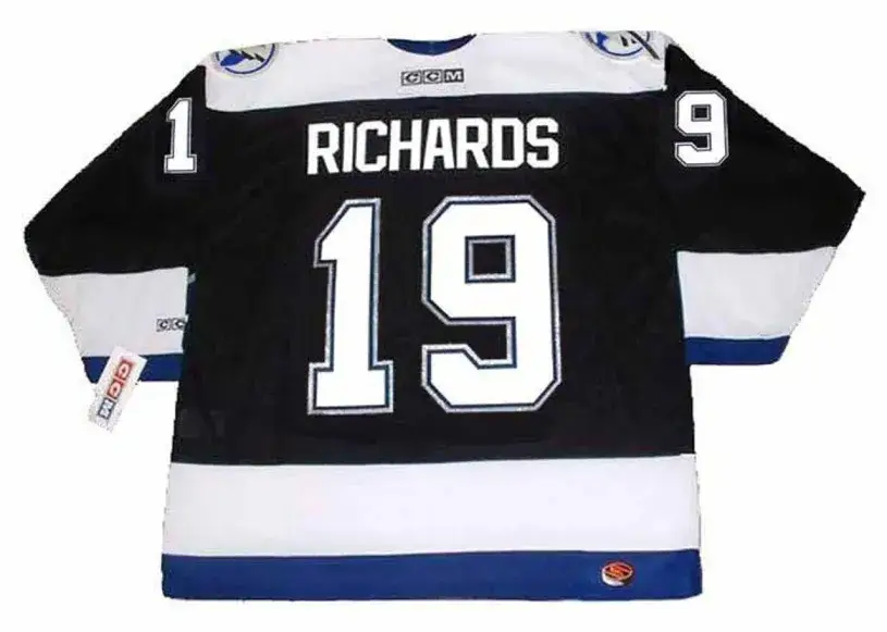 BRAD RICHARDS Tampa Bay Lightning 2004 Home CCM Throwback NHL Hockey Jersey 