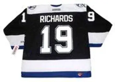 BRAD RICHARDS Tampa Bay Lightning 2004 Home CCM Throwback NHL Hockey Jersey 