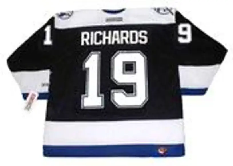 BRAD RICHARDS Tampa Bay Lightning 2004 Home CCM Throwback NHL Hockey Jersey 