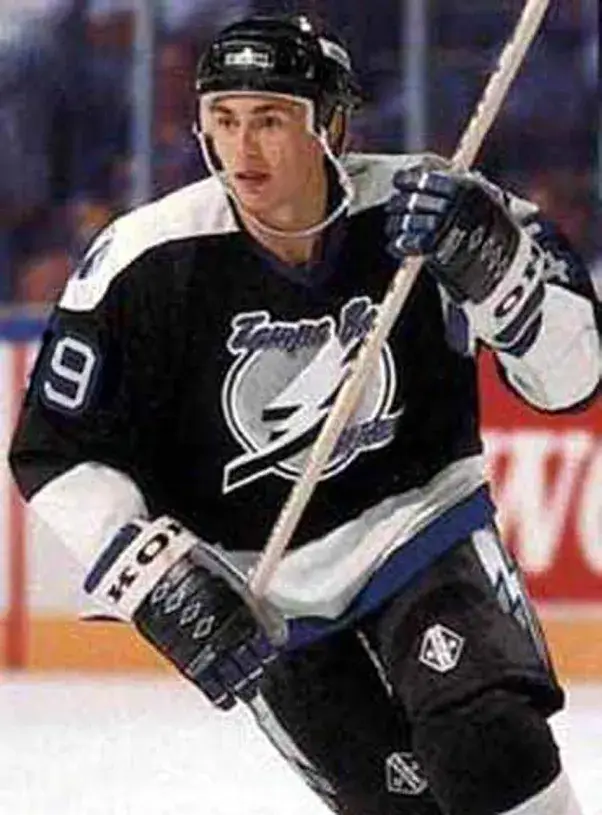BRENT GRETZKY Tampa Bay Lightning 1993 Away CCM Throwback NHL Hockey Jersey 