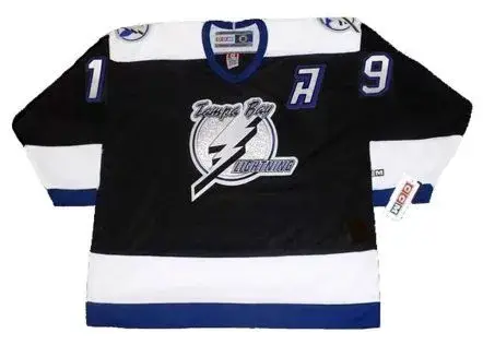 BRIAN BRADLEY Tampa Bay Lightning 1993 Away CCM Throwback NHL Hockey Jersey