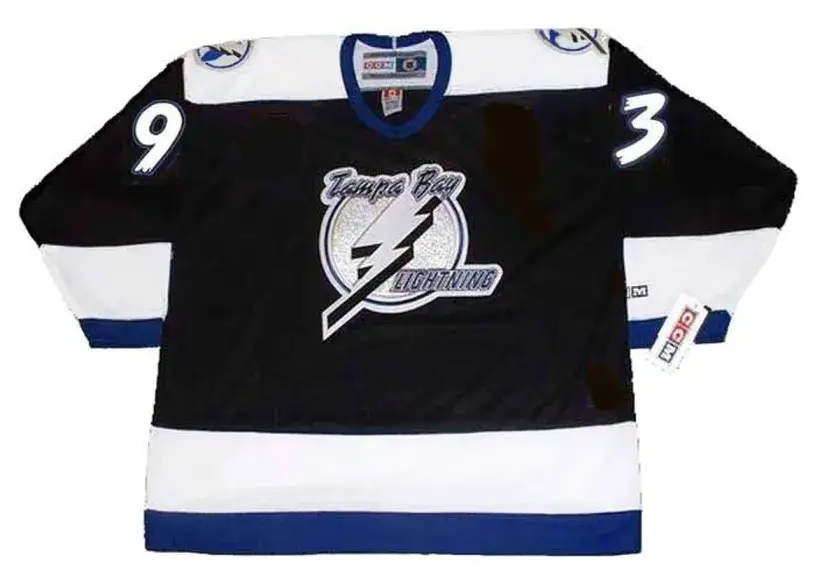DAREN PUPPA Tampa Bay Lightning 1994 Away CCM Throwback NHL Hockey Jersey