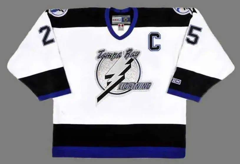 DAVE ANDREYCHUK Tampa Bay Lightning 2004 Away CCM Throwback NHL Jersey