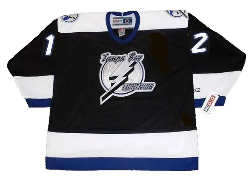 JOHN CULLEN Tampa Bay Lightning 1996 Away CCM Throwback NHL Hockey Jersey