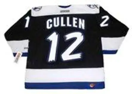 JOHN CULLEN Tampa Bay Lightning 1996 Away CCM Throwback NHL Hockey Jersey 
