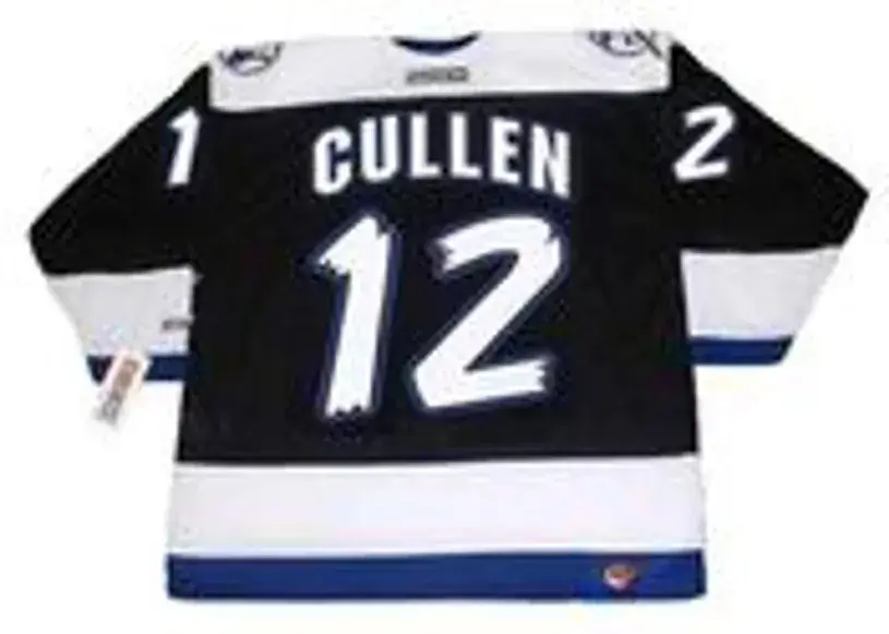 JOHN CULLEN Tampa Bay Lightning 1996 Away CCM Throwback NHL Hockey Jersey 