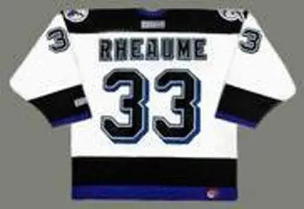 MANON RHEAUME Tampa Bay Lightning 1992 Home CCM Throwback NHL Hockey Jersey 