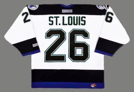 MARTIN ST. LOUIS Tampa Bay Lightning 2004 Away CCM Throwback NHL Hockey Jersey 