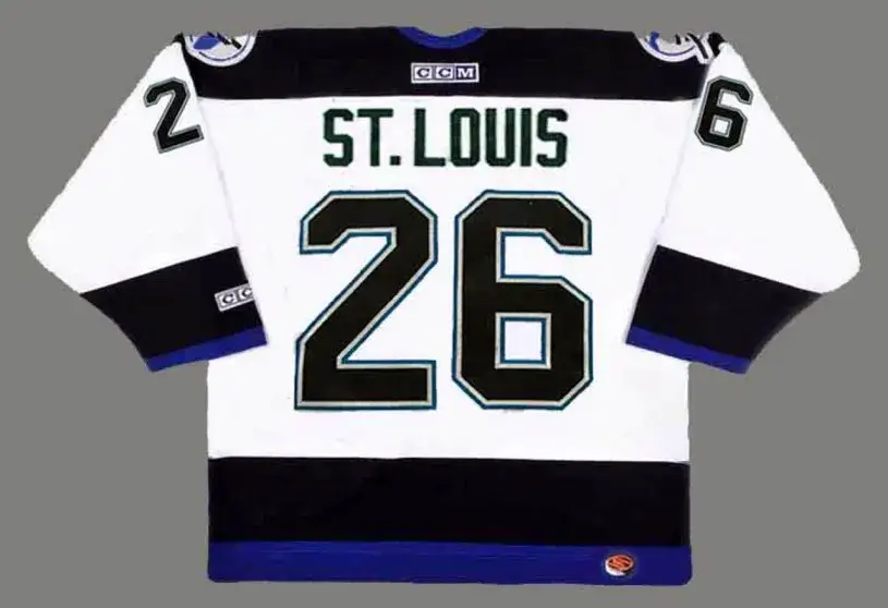 MARTIN ST. LOUIS Tampa Bay Lightning 2004 Away CCM Throwback NHL Hockey Jersey 
