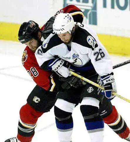 MARTIN ST. LOUIS Tampa Bay Lightning 2004 Away CCM Throwback NHL Hockey Jersey 