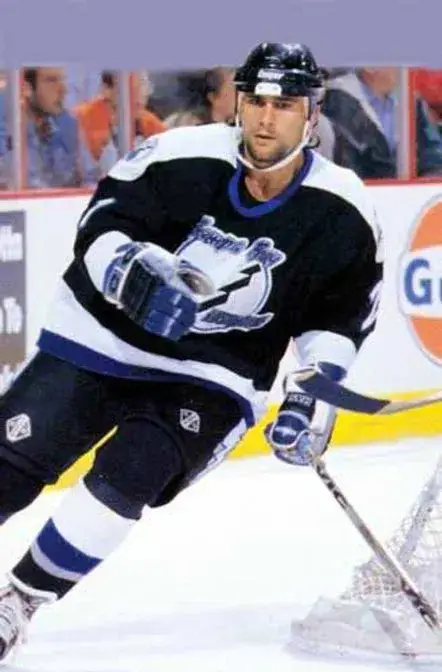 MICK VUKOTA Tampa Bay Lightning 1997 Away CCM Throwback NHL Hockey Jersey 