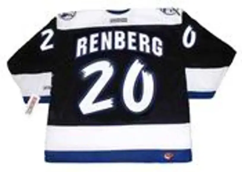 MIKAEL RENBERG Tampa Bay Lightning 1997 Away CCM Throwback NHL Hockey Jersey 