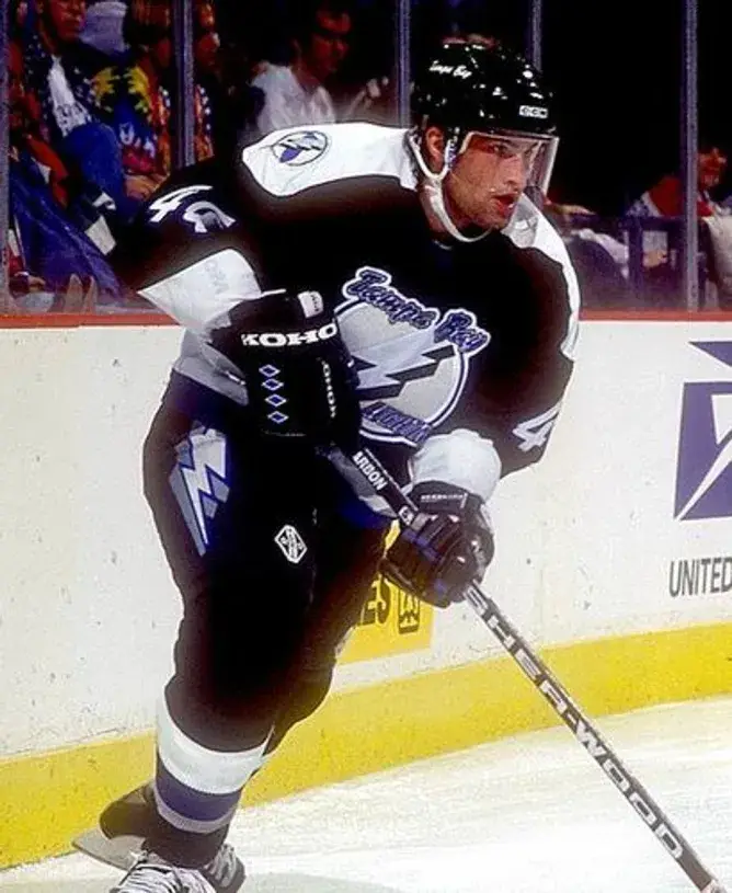 ROMAN HAMRLIK Tampa Bay Lightning 1995 CCM Throwback NHL Hockey Jersey 