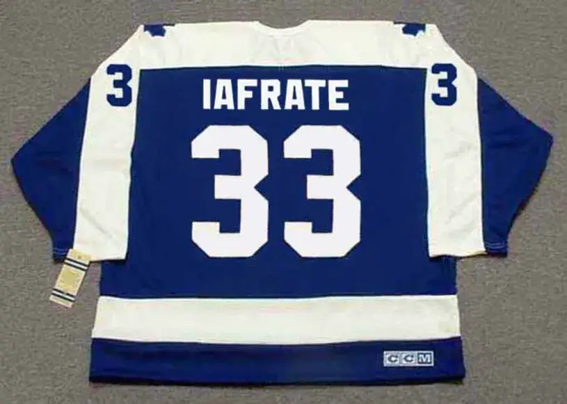 AL IAFRATE Toronto Maple Leafs 1987 Away CCM Throwback NHL Hockey Jersey 