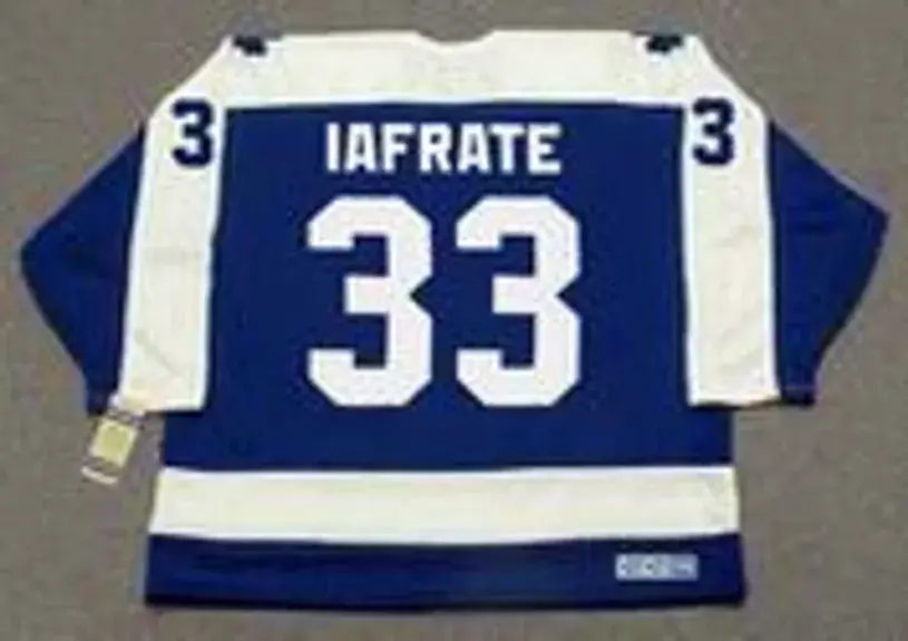 AL IAFRATE Toronto Maple Leafs 1987 Away CCM Throwback NHL Hockey Jersey 