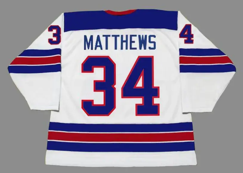 AUSTON MATTHEWS 2015 USA Nike Throwback Hockey Jersey 