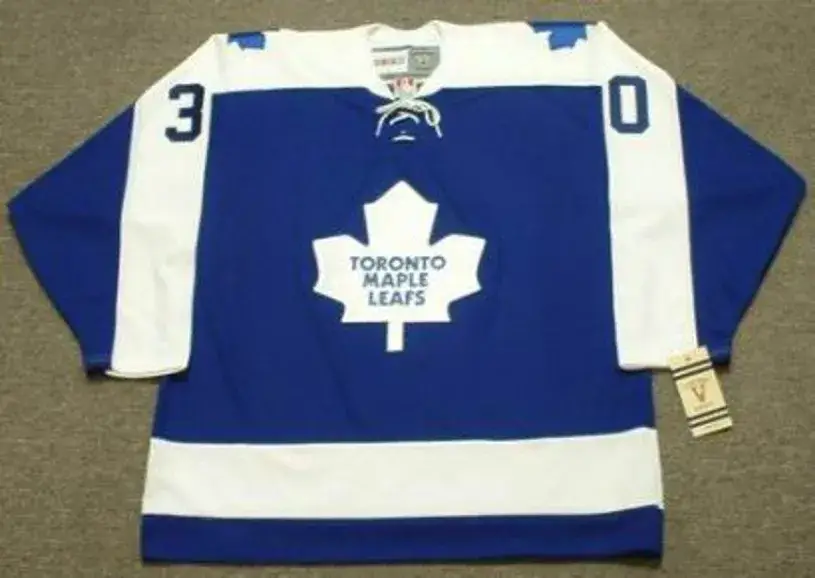 BERNIE PARENT Toronto Maple Leafs 1971 Away CCM Throwback NHL Hockey Jersey