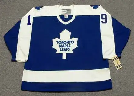 BILL DERLAGO Toronto Maple Leafs 1983 Away CCM Throwback NHL Hockey Jersey