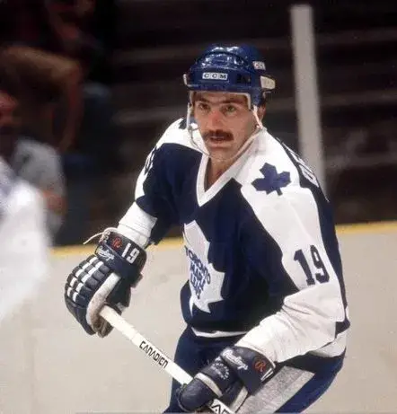 BILL DERLAGO Toronto Maple Leafs 1983 Away CCM Throwback NHL Hockey Jersey 