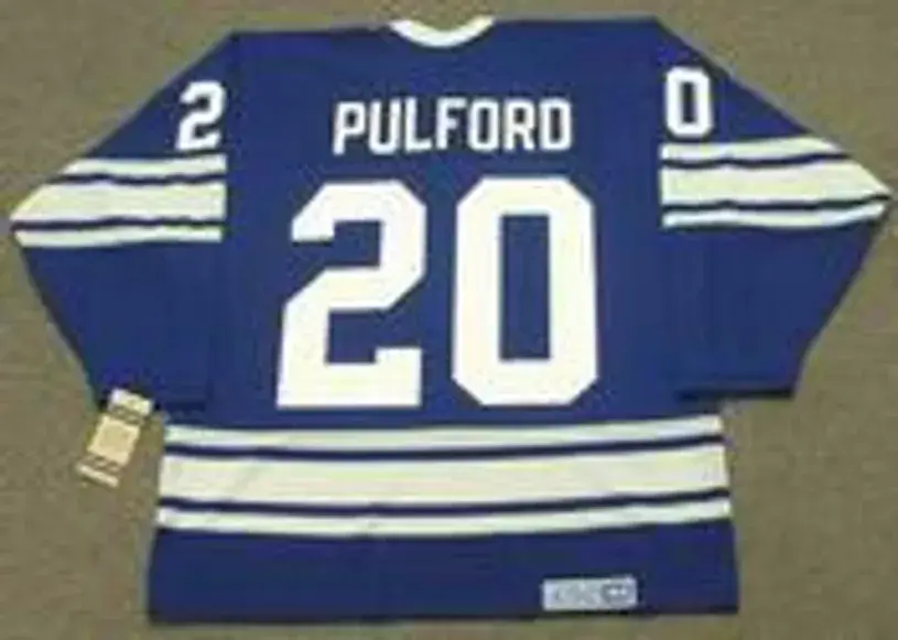 BOB PULFORD Toronto Maple Leafs 1967 CCM Vintage Home NHL Hockey Jersey 