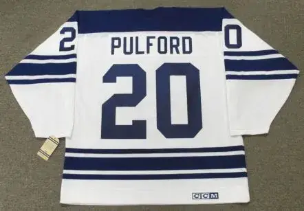 BOB PULFORD Toronto Maple Leafs 1968 CCM Vintage Away NHL Hockey Jersey 