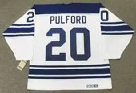 BOB PULFORD Toronto Maple Leafs 1968 CCM Vintage Away NHL Hockey Jersey 