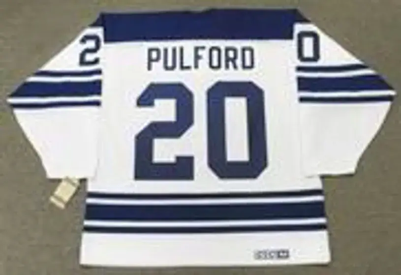 BOB PULFORD Toronto Maple Leafs 1968 CCM Vintage Away NHL Hockey Jersey 