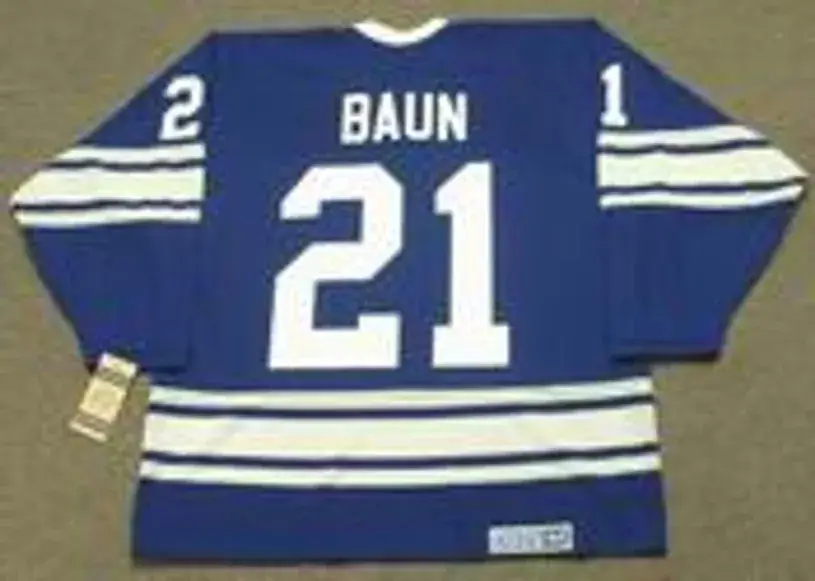 BOBBY BAUN Toronto Maple Leafs 1967 CCM Vintage Throwback NHL Hockey Jersey 