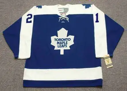 BORJE SALMING Toronto Maple Leafs 1975 Away CCM Throwback NHL Hockey Jersey 
