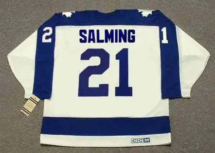 BORJE SALMING Toronto Maple Leafs 1975 Home CCM Throwback NHL Hockey Jersey