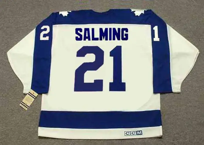 BORJE SALMING Toronto Maple Leafs 1975 Home CCM Throwback NHL Hockey Jersey