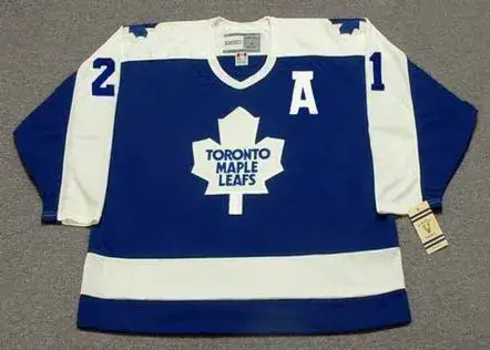 BORJE SALMING Toronto Maple Leafs 1987 Away CCM Vintage Throwback Hockey Jersey