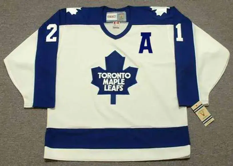 BORJE SALMING Toronto Maple Leafs 1987 Home CCM Vintage Throwback Hockey Jersey