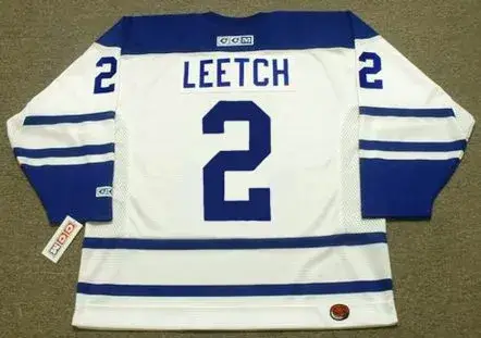 BRIAN LEETCH Toronto Maple Leafs 2003 CCM Throwback NHL Hockey Jersey 
