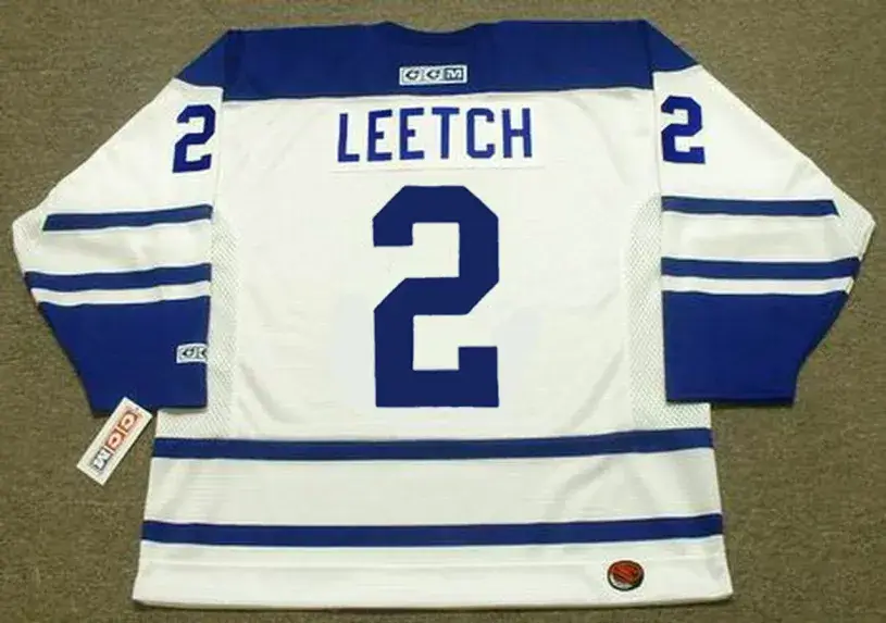 BRIAN LEETCH Toronto Maple Leafs 2003 CCM Throwback NHL Hockey Jersey 