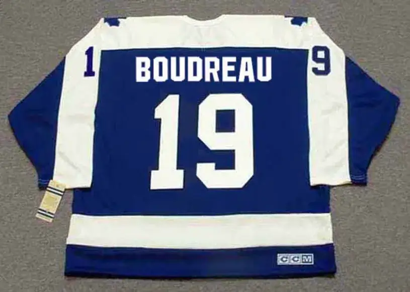BRUCE BOUDREAU Toronto Maple Leafs 1978 Away CCM Throwback Hockey Jersey 