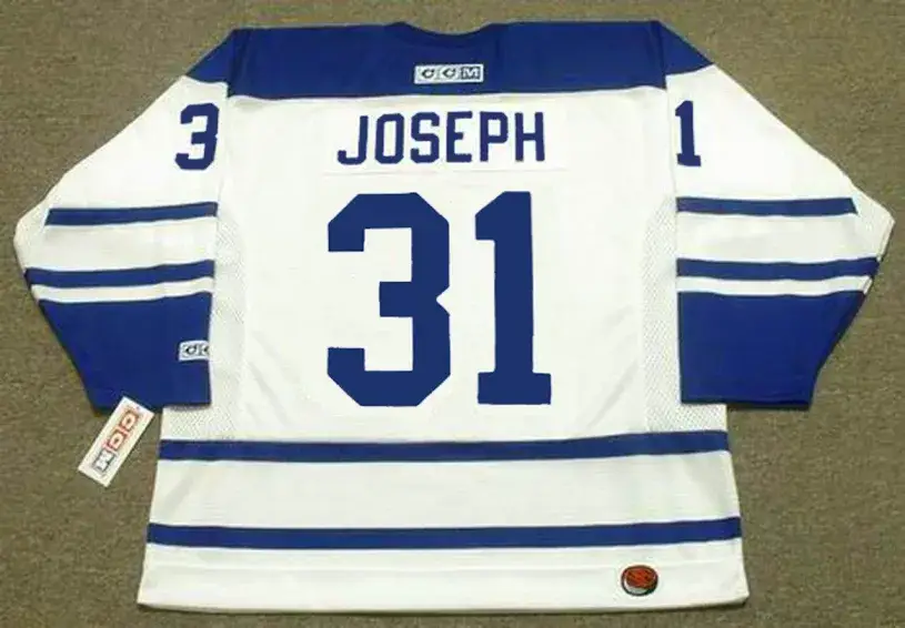 CURTIS JOSEPH Toronto Maple Leafs 2001 CCM Throwback NHL Hockey Jersey 